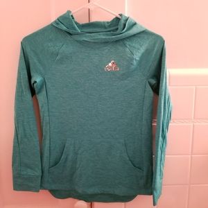 Adidas Girls hooded workout top